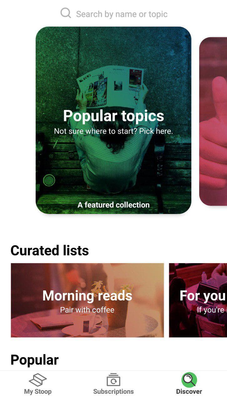stoop - 一个新闻邮件（Newsletter）订阅应用 [Android/iOS] 3