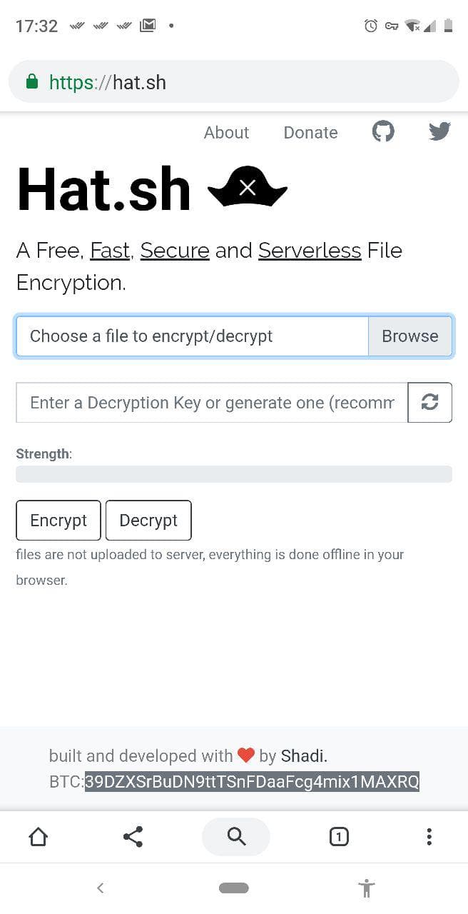 Hat.sh - 开源、免费、快速、安全的文件加密解密工具[Web] 2