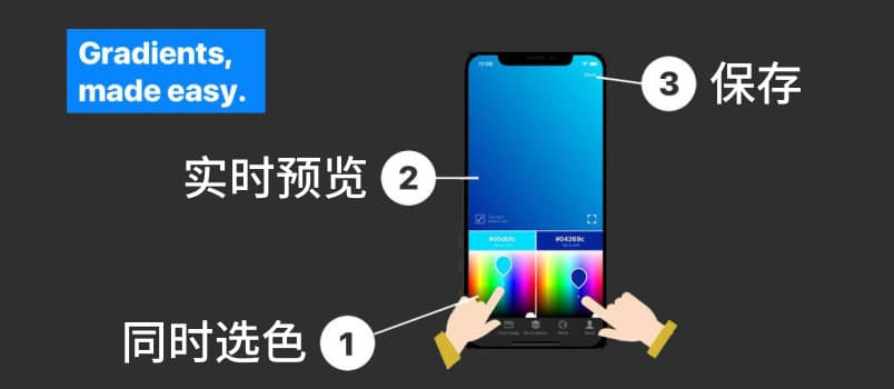 Gradients Maker - 渐变色集合，创建自己的渐变色[iOS/Web] 2