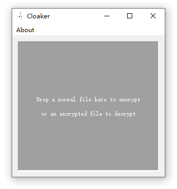 Cloaker - 简单的文件加密、解密工具[Win/macOS/Linux] 2