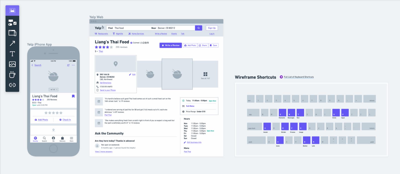 Whimsical Wireframes - 简单易用的在线线框图工具 1