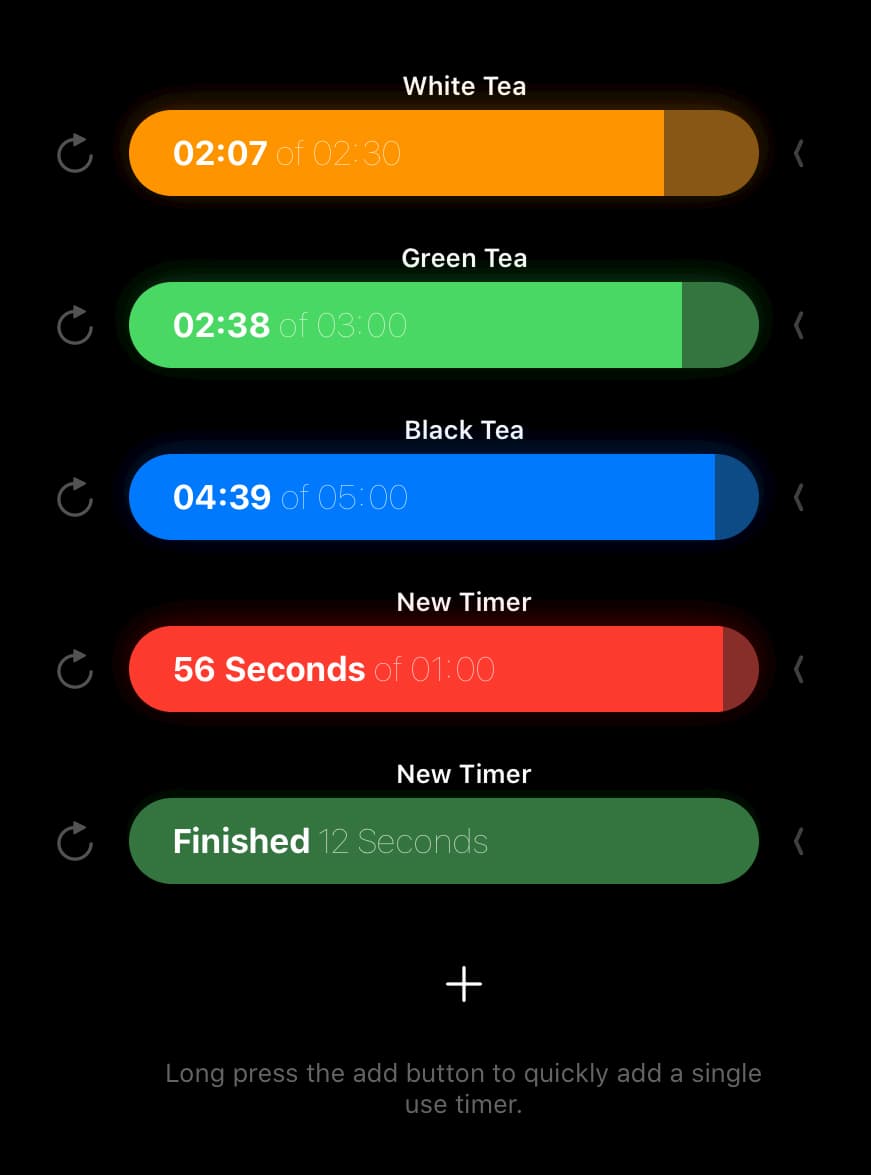 Tidur Timers - 同时运行多个定时器[iPhone/macOS] 2