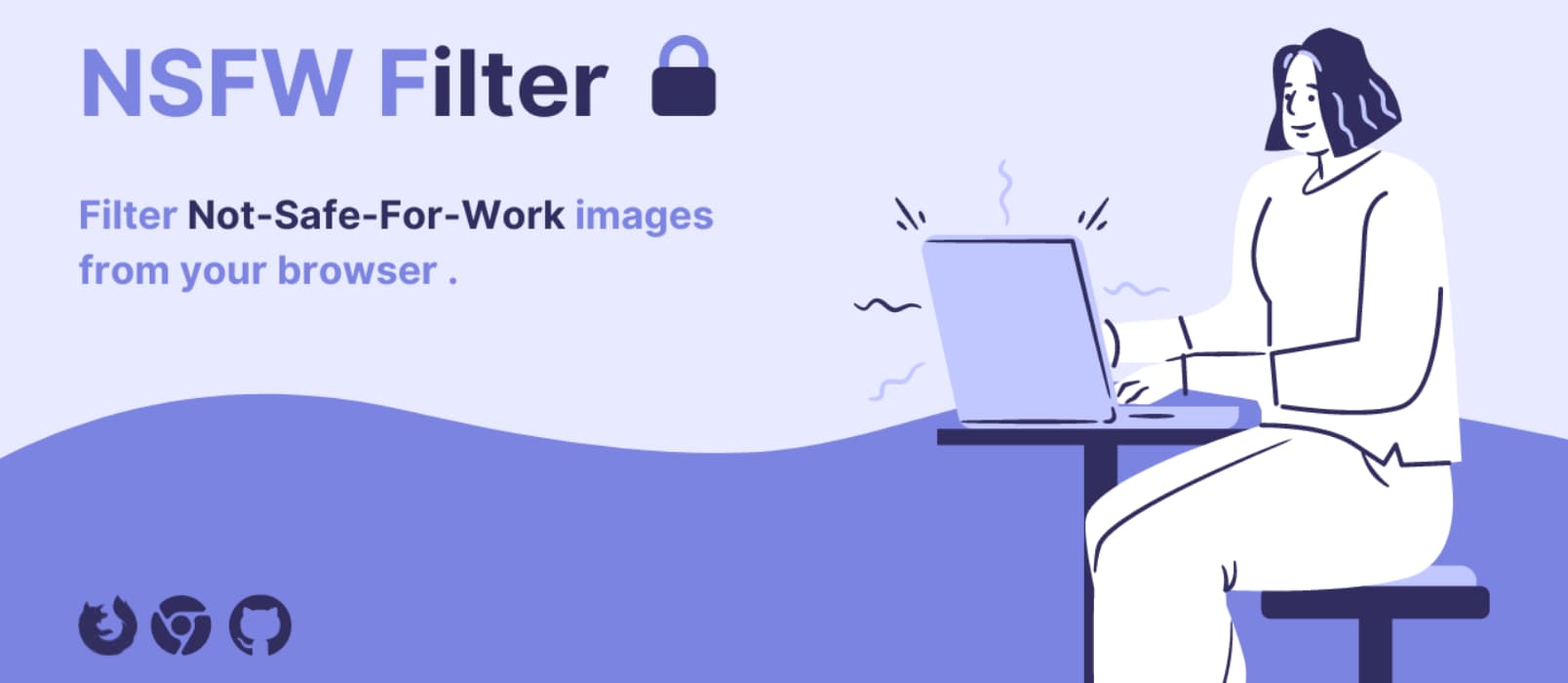 NSFW Filter - 办公室必备插件，用 AI 过滤 NSFW 成人内容[Chrome/Firefox] 1