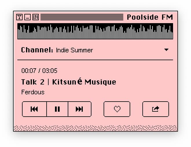 Poolside FM - 最夏日复古音乐电台，仿90年代 Mac 界面[Web/macOS] 4