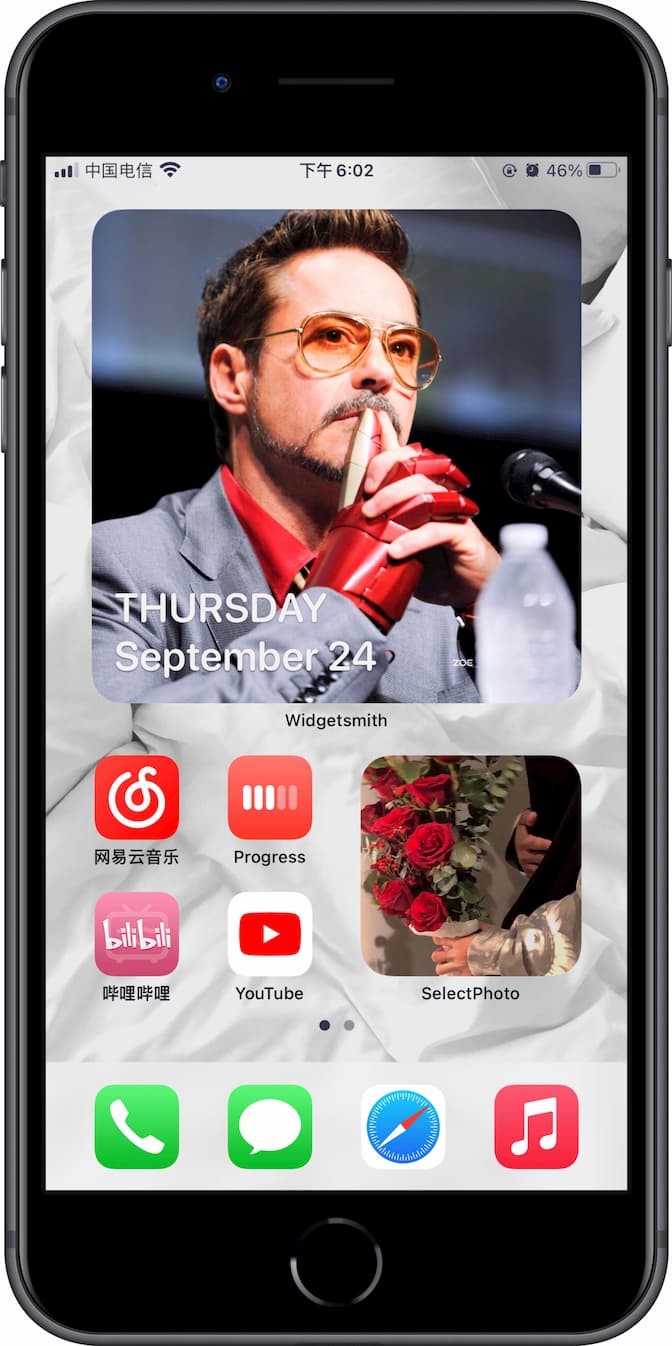 SelectPhoto - 在桌面上添加图片[iOS 14 小组件]开发者说安利一下他女朋友 2