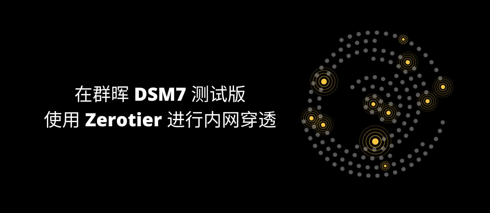 群晖 DSM 7 安装 Zerotier 教程，进行内网穿，透组建局域网