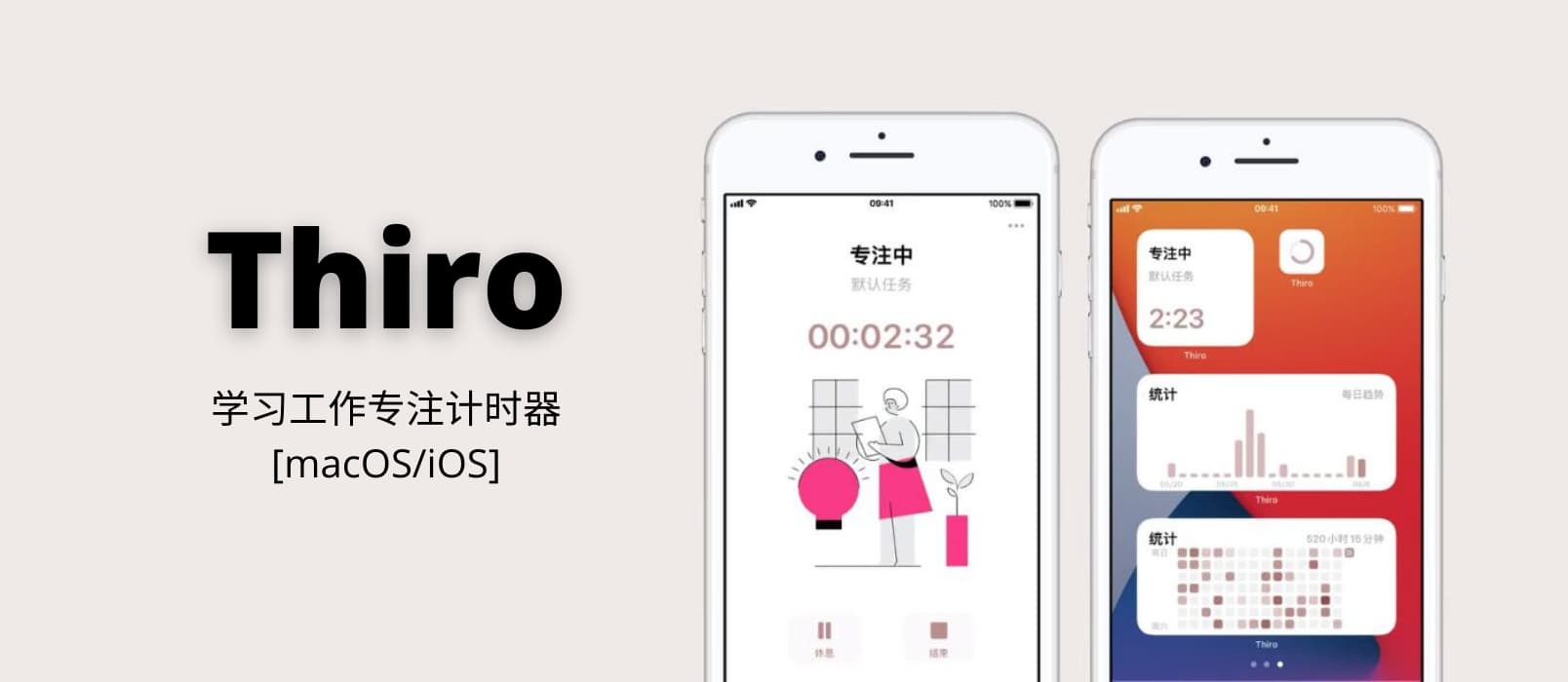 Thiro - 学习工作专注计时器[macOS/iOS]