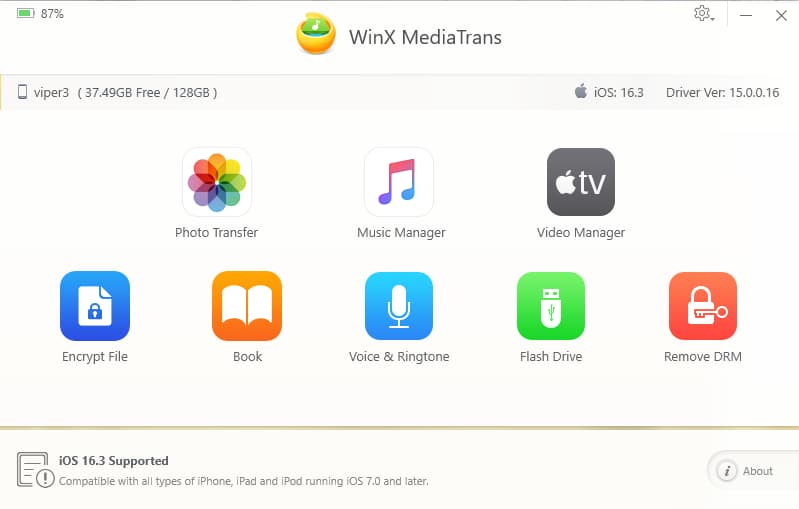 世界备份日 WinX MediaTrans 限免：一键备份、传输 iPhone 照片、视频等数据 2