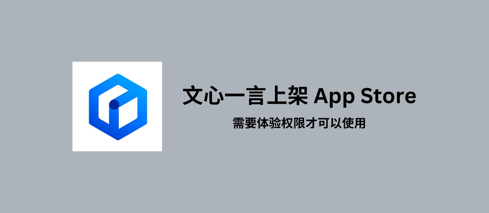 文心一言上架 App Store，有体验权限的可以上了 1