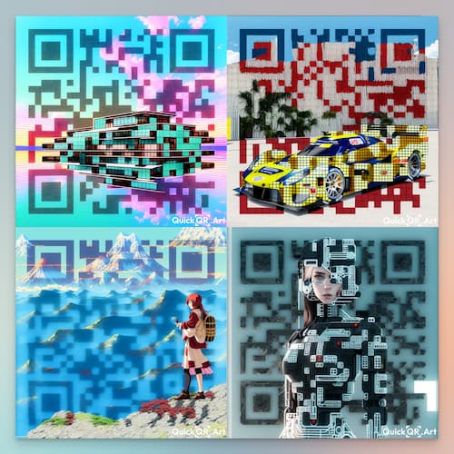 QuickQR Art：泰酷辣，用 AI 生成艺术品一般的二维码，你爱了吗？ 6