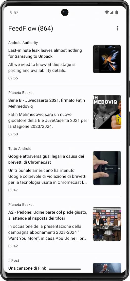 FeedFlow - 一个简单、直接、免费、开源的 RSS 阅读器[Android/iPhone/Mac] 1