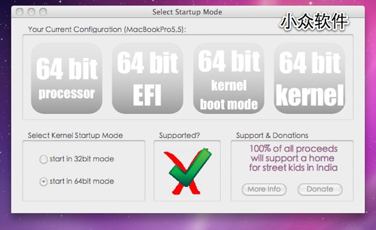 startup mode selector