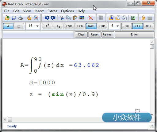 RedCrab - 公式编辑器 + 科学计算器 1