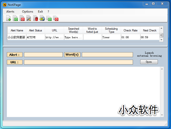 NotiPage - 监视网页更新，口水仗必备 1