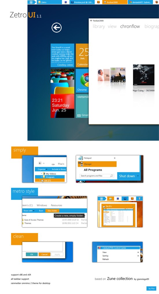 Zetro - Win8 系统主题降临 Win7 1