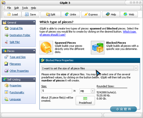 GSplit - 简单快速的文件分割器 3