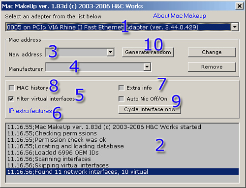 Mac MakeUp - 更换网卡 MAC 地址 1